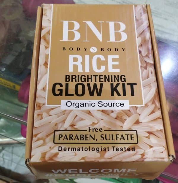 Bnb Brightening Rice Extract Bright & Glow Kit