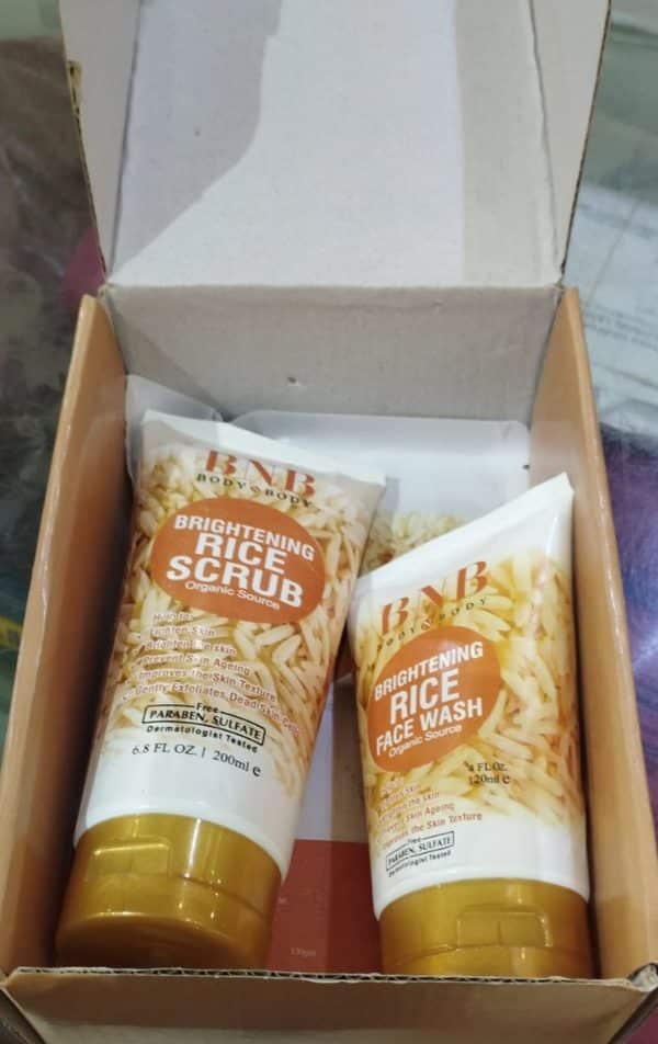 Bnb Brightening Rice Extract Bright & Glow Kit